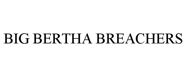Trademark Logo BIG BERTHA BREACHERS