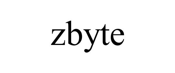 Trademark Logo ZBYTE