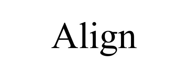 Trademark Logo ALIGN