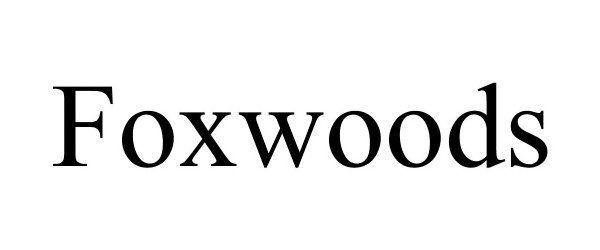 Trademark Logo FOXWOODS