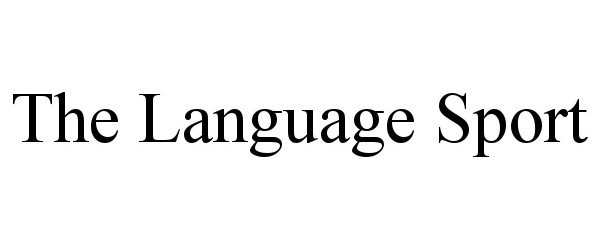  THE LANGUAGE SPORT