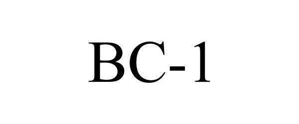 Trademark Logo BC-1