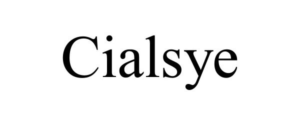 Trademark Logo CIALSYE