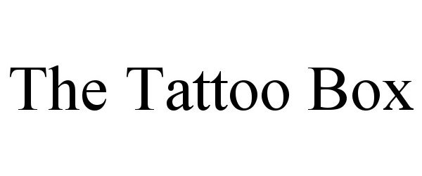 Trademark Logo THE TATTOO BOX