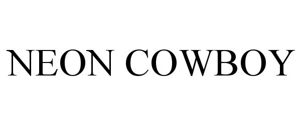 Trademark Logo NEON COWBOY
