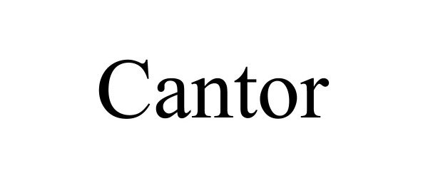 Trademark Logo CANTOR