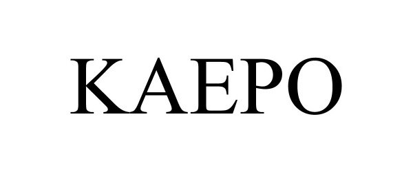 Trademark Logo KAEPO