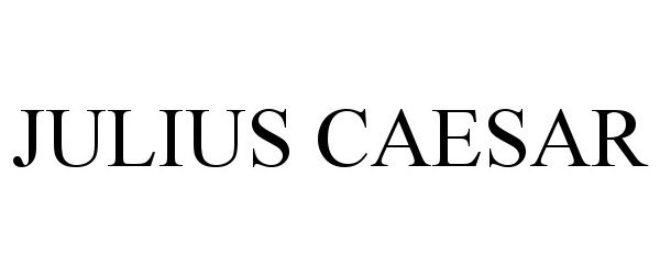 Trademark Logo JULIUS CAESAR