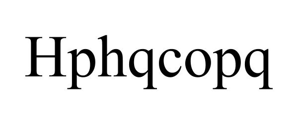  HPHQCOPQ