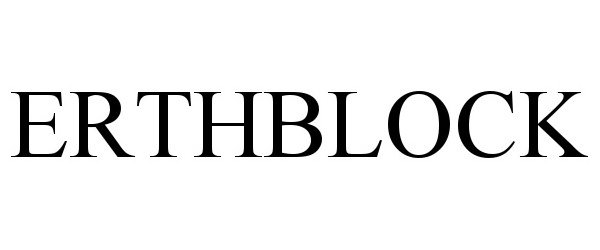 Trademark Logo ERTHBLOCK