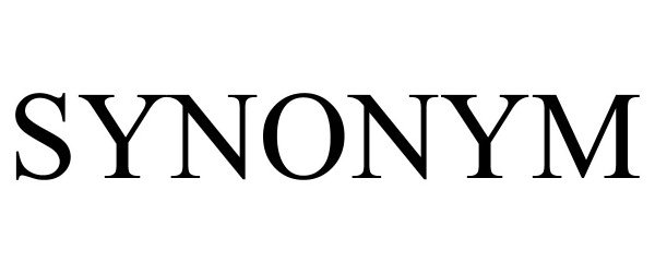 Trademark Logo SYNONYM