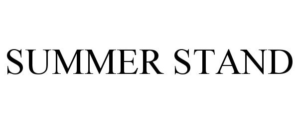 Trademark Logo SUMMER STAND