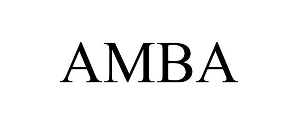 Trademark Logo AMBA