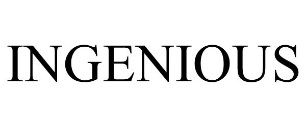 Trademark Logo INGENIOUS