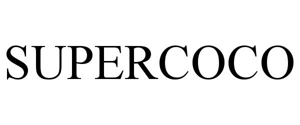Trademark Logo SUPERCOCO