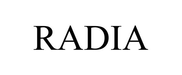 Trademark Logo RADIA