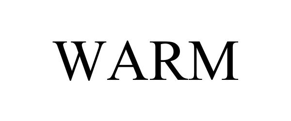 Trademark Logo WARM