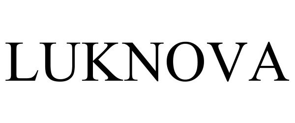 Trademark Logo LUKNOVA