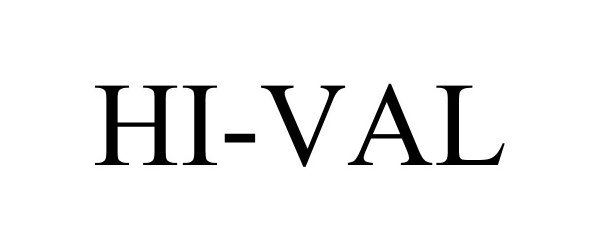 Trademark Logo HI-VAL