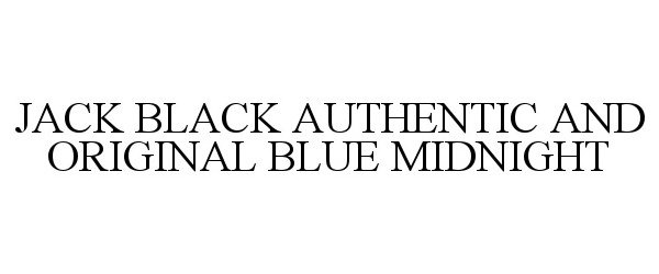  JACK BLACK AUTHENTIC AND ORIGINAL BLUE MIDNIGHT