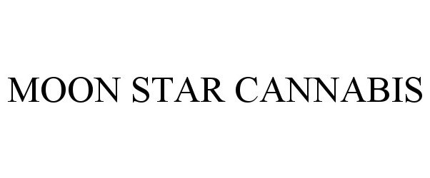 Trademark Logo MOON STAR CANNABIS