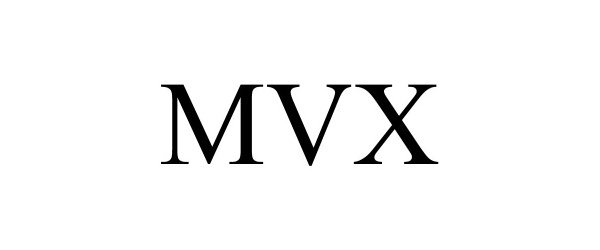 Trademark Logo MVX
