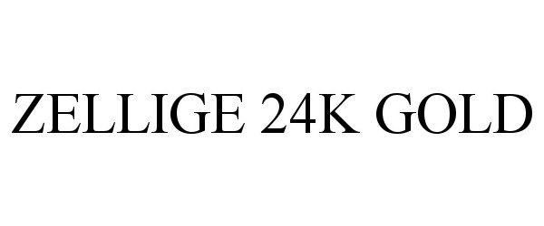 Trademark Logo ZELLIGE 24K GOLD