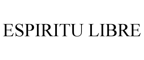 Trademark Logo ESPIRITU LIBRE