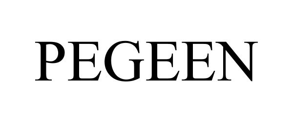 Trademark Logo PEGEEN