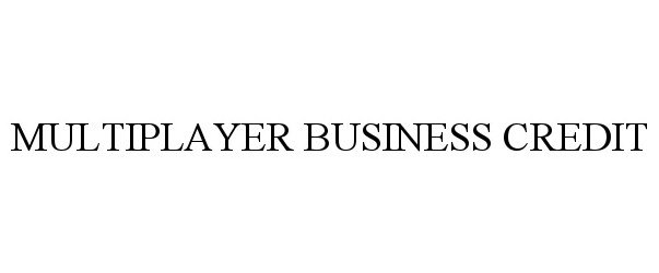  MULTIPLAYER BUSINESS CREDIT