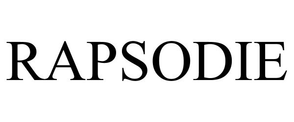 Trademark Logo RAPSODIE