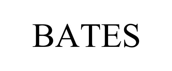 Trademark Logo BATES