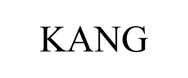 Trademark Logo KANG