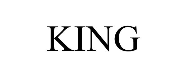Trademark Logo KING
