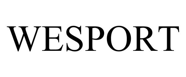 Trademark Logo WESPORT