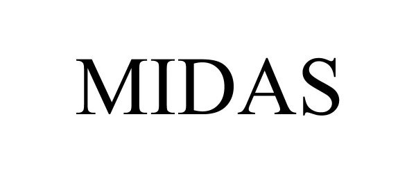 Trademark Logo MIDAS