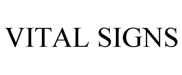 Trademark Logo VITAL SIGNS