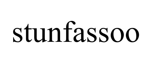 Trademark Logo STUNFASSOO