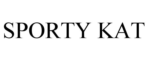 Trademark Logo SPORTY KAT