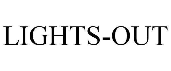 Trademark Logo LIGHTS-OUT