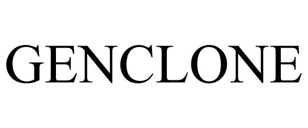 Trademark Logo GENCLONE