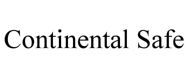  CONTINENTAL SAFE