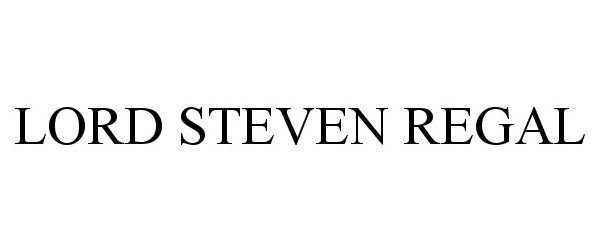 Trademark Logo LORD STEVEN REGAL