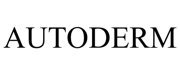 Trademark Logo AUTODERM
