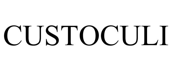 Trademark Logo CUSTOCULI