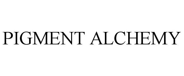  PIGMENT ALCHEMY