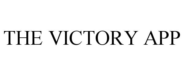 Trademark Logo THE VICTORY APP