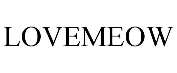 Trademark Logo LOVEMEOW