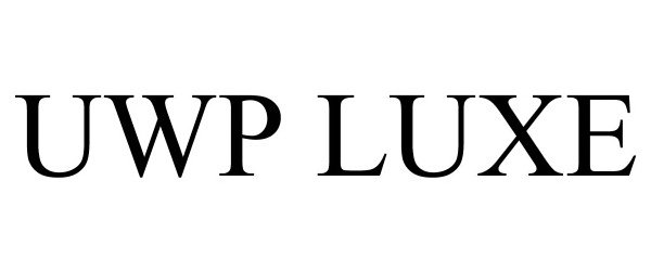 Trademark Logo UWP LUXE