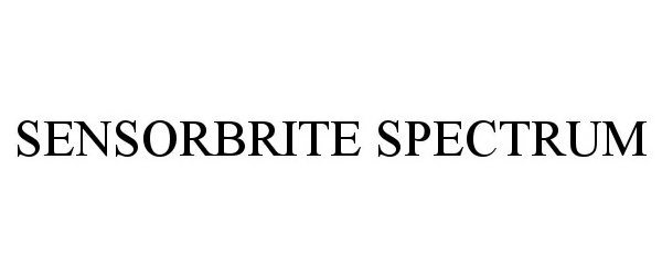 Trademark Logo SENSOR BRITE SPECTRUM